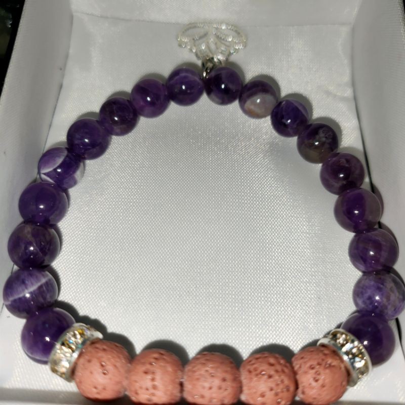 GELANG WANITA BATU ALAM KECUBUNG,UNGU