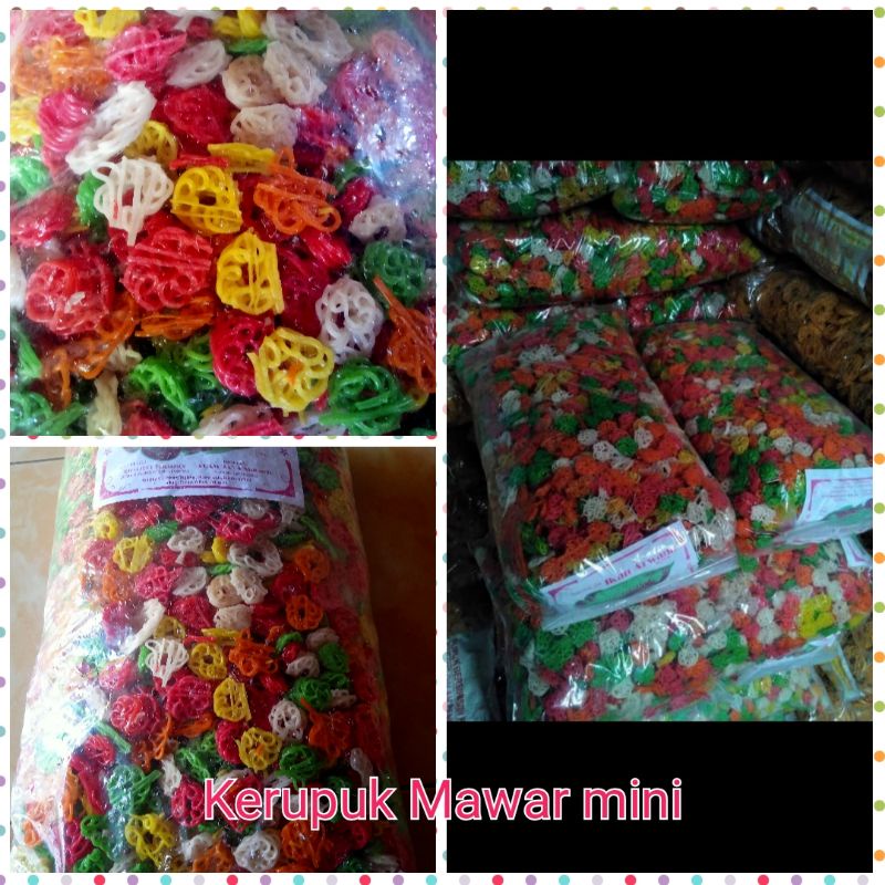 

Kerupuk Mawar Mini Warna Warni Mentah | 250 gr