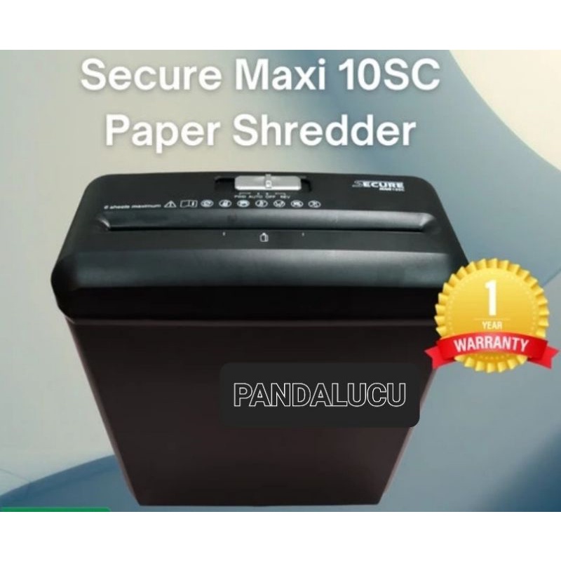 Secure Maxi 10 SC Strip Cut - Paper Shredder / Mesin Penghancur Kertas