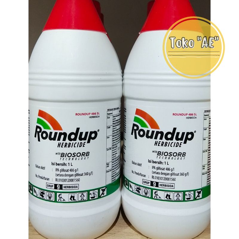 Herbisida Roundup - 1 Liter