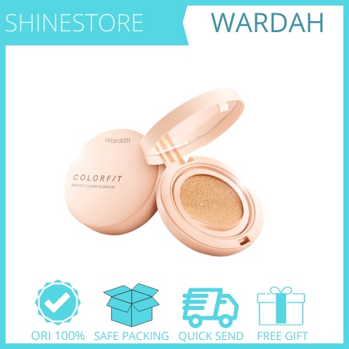WARDAH Colorfit Perfect Glow Cushion SPF 33 PA++ - Bedak Tahan 12