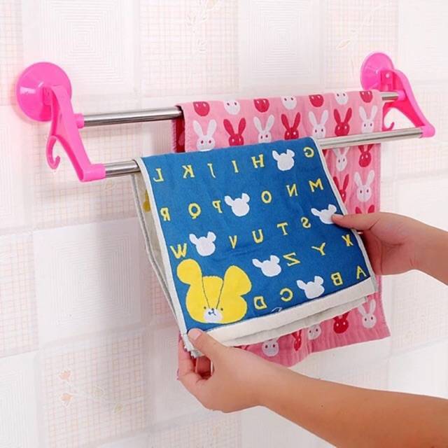 Gantungan Tempel Dinding Tempat Jemuran Handuk