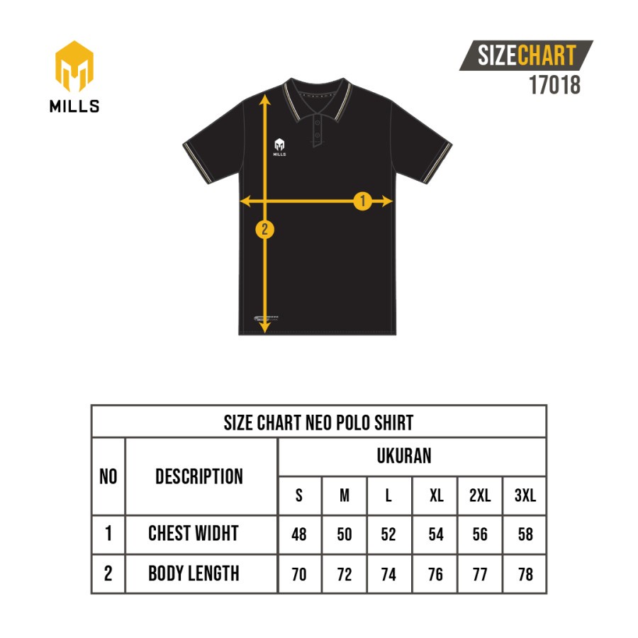 POLO SHIRTS MILLS NEO 17018