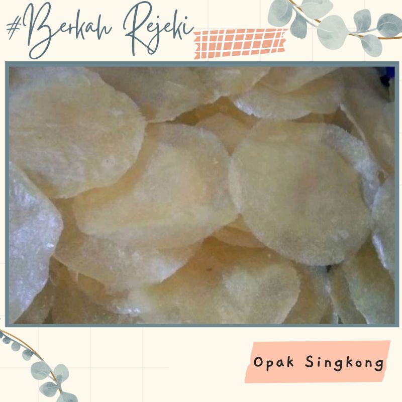 

CAMILAN OPAK SINGKONG/KERUPUK SINGKONG /KRECEK MENTAH RASA ORIGINAL RASA DIJAMIN ENAK