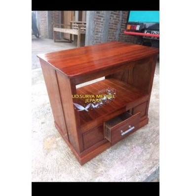 Meja tv meja pajangan serba guna bufet Bupet model kecil minimalis kayu jati