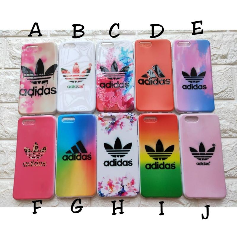 softcase logo adidas OPPO A31 F5 F9 A5s A7 A12 A57 F11 A5 2020 A9 2020 A3s A83 A1K F1s A71