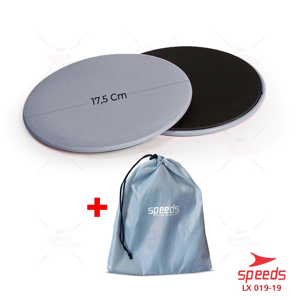 SPEEDS Waist Twisting Kaki Olahraga Rumah Portabel Fitness Pelangsing Perut Paha Pinggul Waist Twisting Terpisah 041-5-019-19 ABU