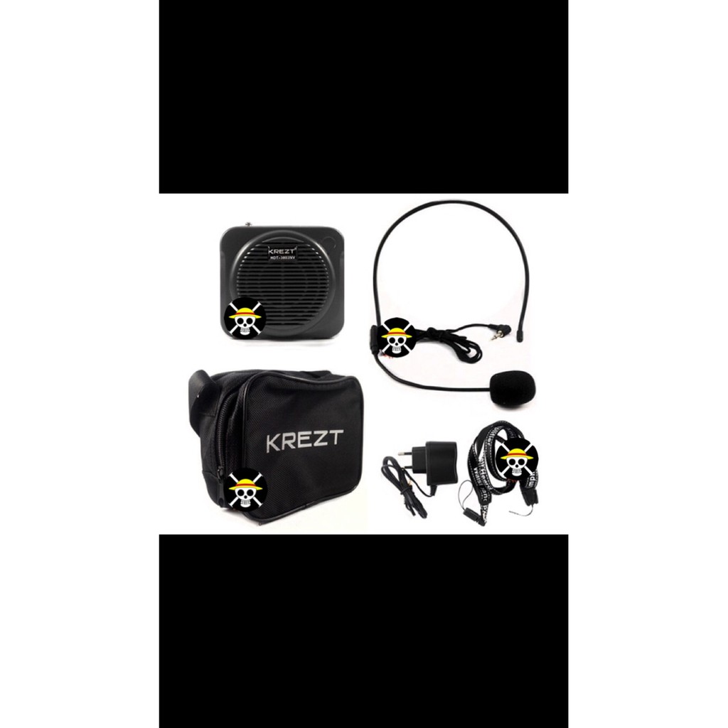Waistband Krezt HDT 3803 NV Speaker Pinggang dengan Headset