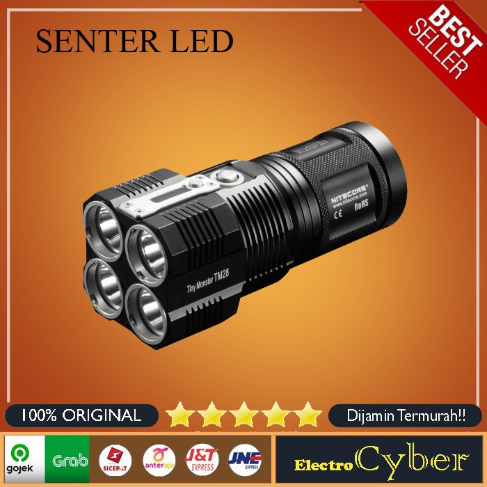 Senter LED CREE XHP35 HI 6000 Lumens