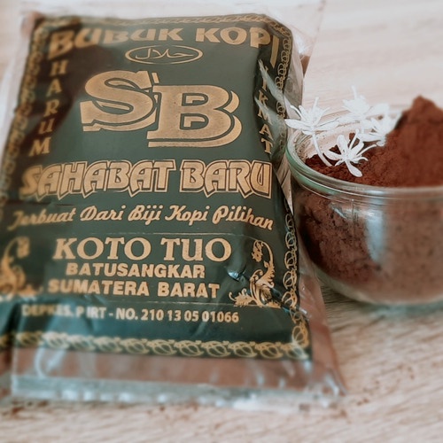 Kopi Hitam SB 120g / KOPI GILING ASLI SUMATRA BARAT / KOPI CAP SAHABAT BARU