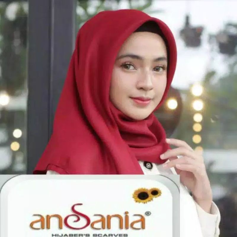 (COD) HIJAB SHINAR ANSANIA / JILBAB SHINAR SEGI-EMPAT / SHINAR MURAH  110X110