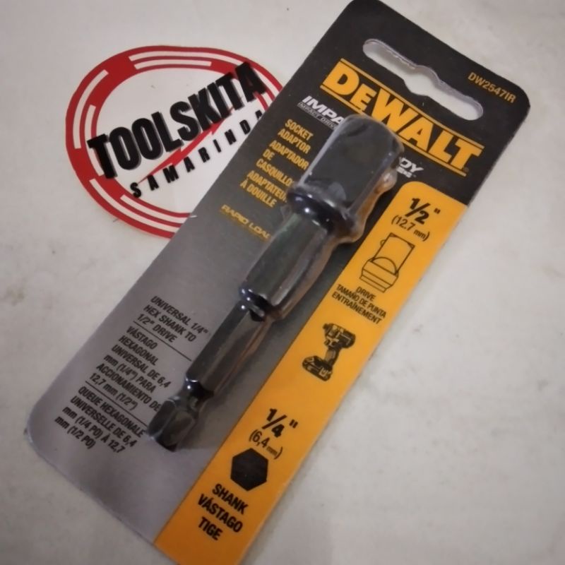 Jual Impact Socket Adapter Dewalt DW257IR 1/2 inch Shopee Indonesia