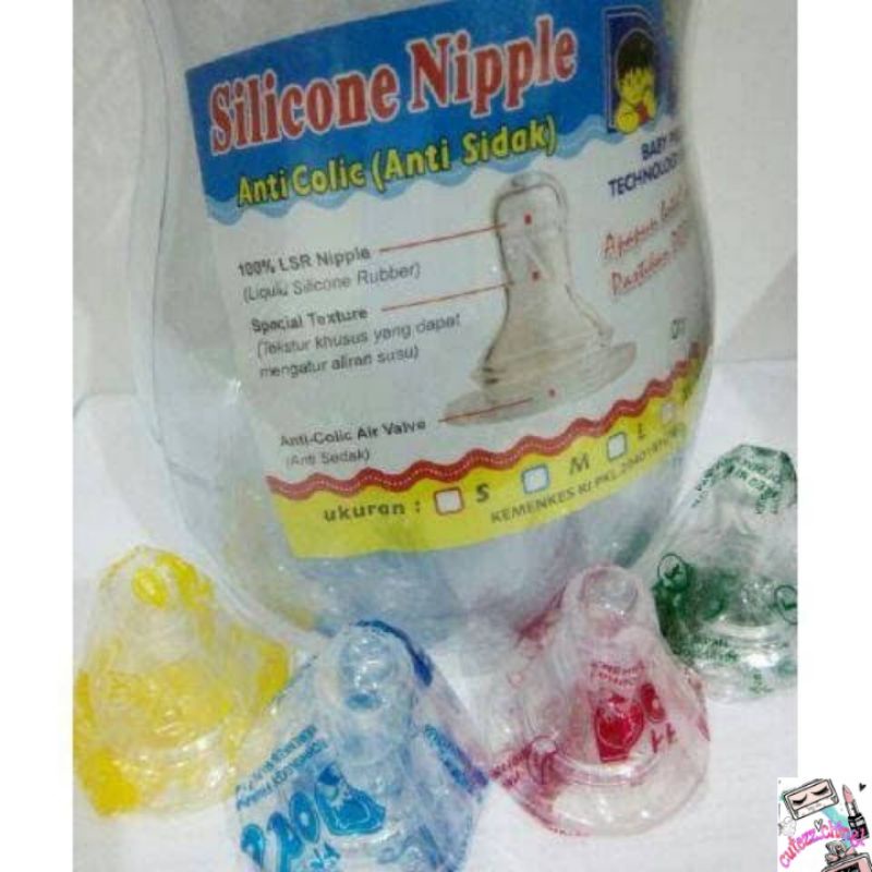 ☃Cutezz_Ching1☃Dodo Dot Silicone Nipple(Dot Bulat) Satuan