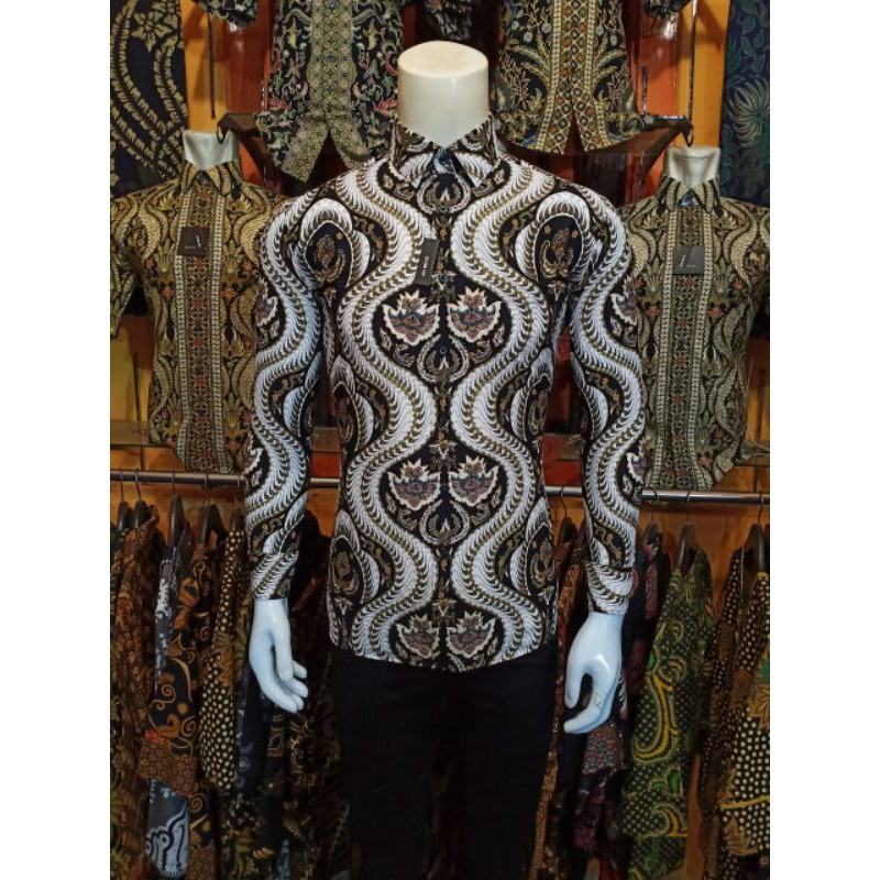 KEMEJA BATIK PRIA LENGAN PANJANG ALISAN
