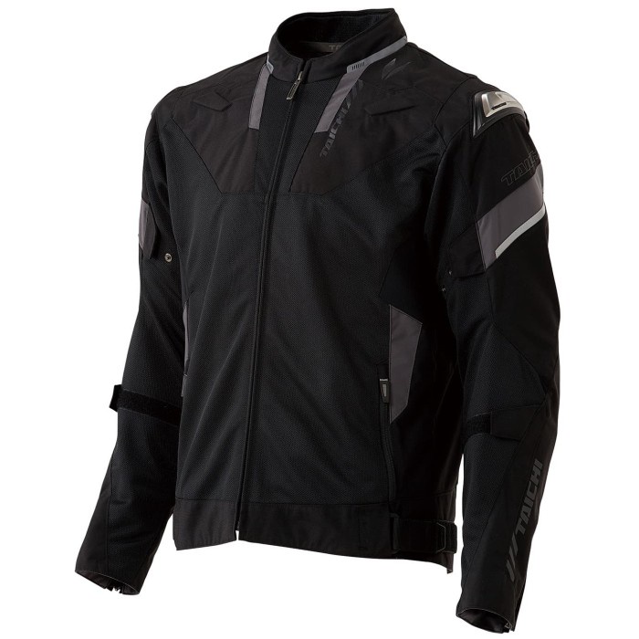 MOTOR-JAKET- RS TAICHI RSJ332 ARMED HIGH PROTECTION MESH JACKET - REFLECTIVE BLACK - L -JAKET-MOTOR.