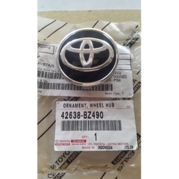 DOP RODA VELG TOYOTA CALYA Agya Wigo Facelift  Ornament whell hub  CHROME ORIGINAL