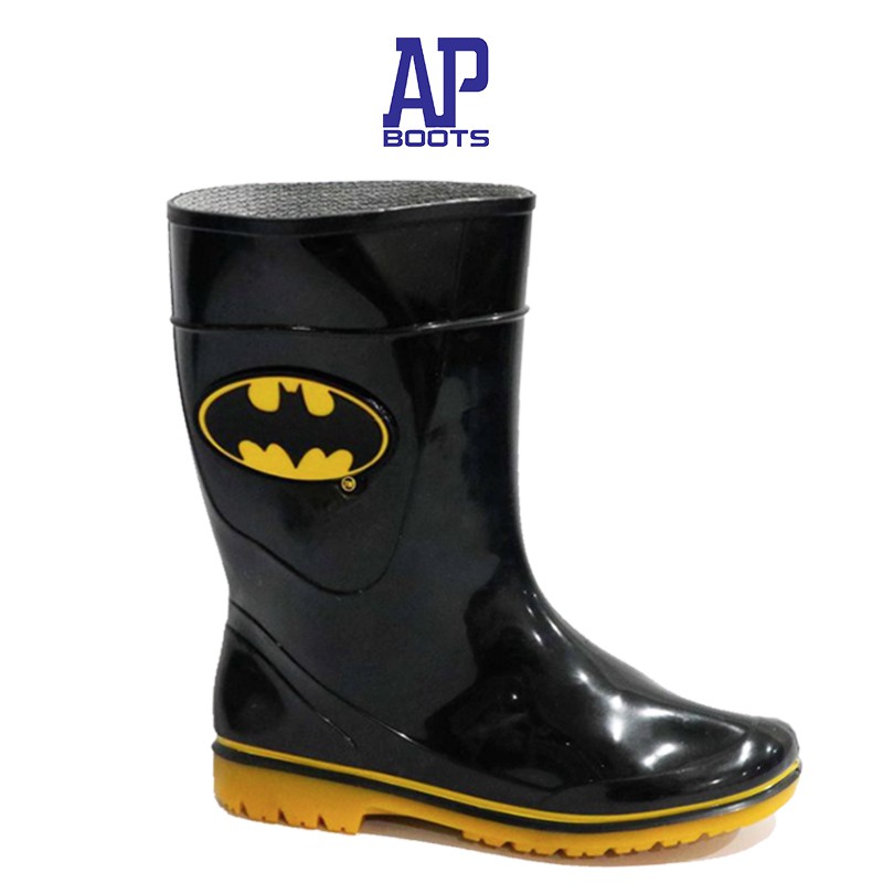 AP Boots Kids 2012 BATMAN LOGO / Sepatu Boot Anak Laki-laki Karakter