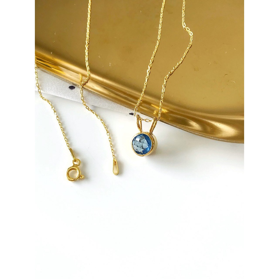 Mini Aquamarine Necklace