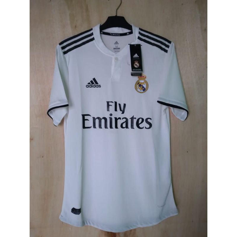 Jersey kaos bola real madrid home 2018/2019 player issue
