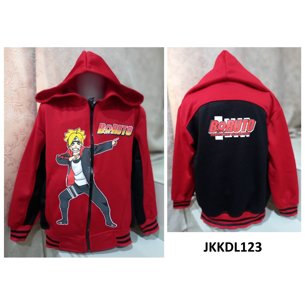 Jaket Anak Laki - Jaket Anak Cowok - Jaket Anak Boruto - JKKDL122 - JKKDL123