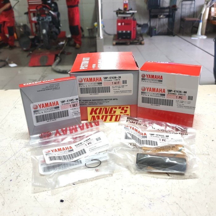 PISTON KIT SCORPIO OVER SIZE 0 50 100 5BP E1630 ASLI YAMAHA
