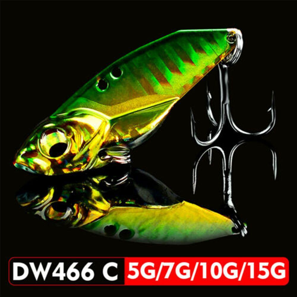 Suyo Memancing Logam VIB Lures 5g/7g/10g/15g Umpan Berputar Panas 3D Mata Hidup Getaran Sendok Umpan