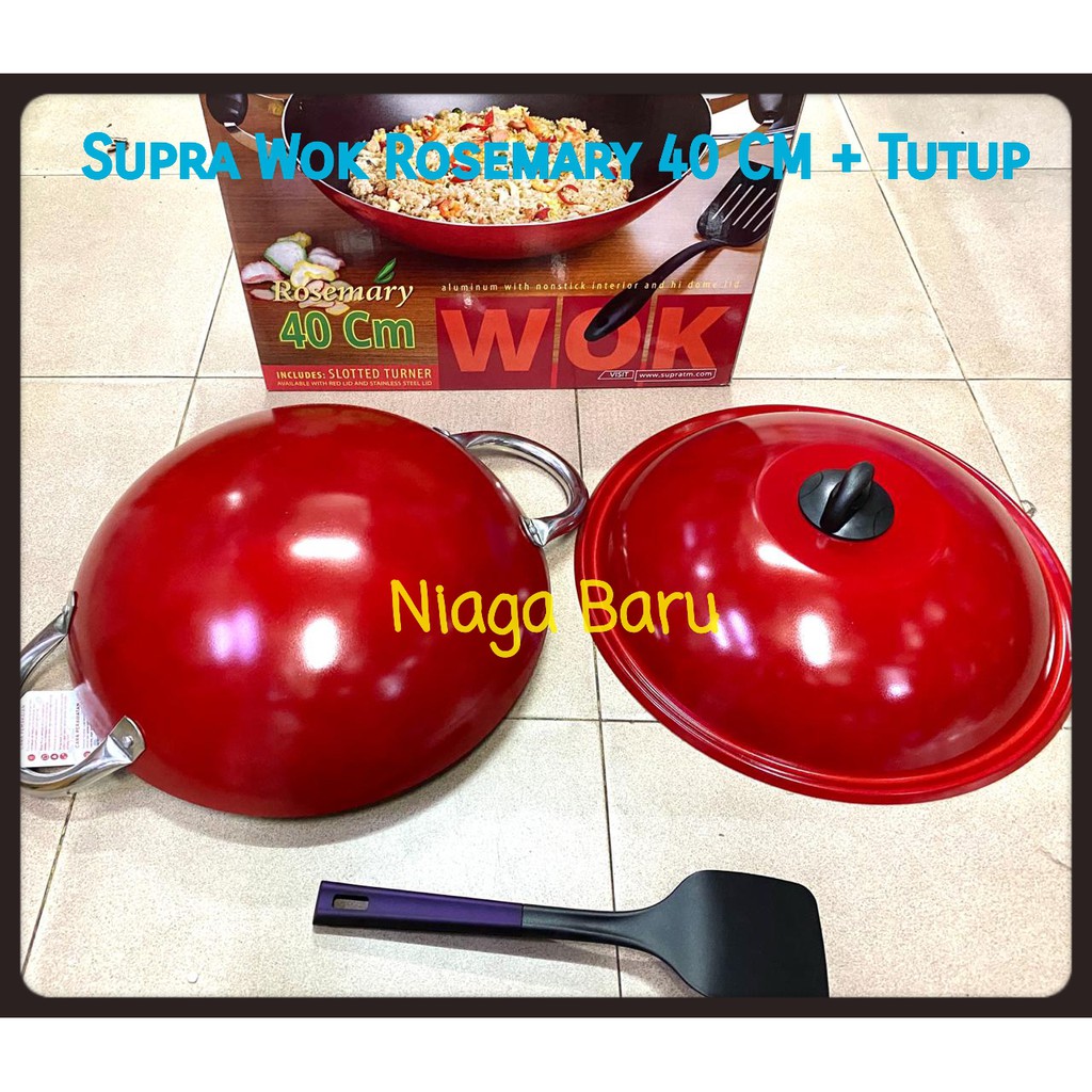 Supra Rosemary Wok 40 CM dengan Tutup