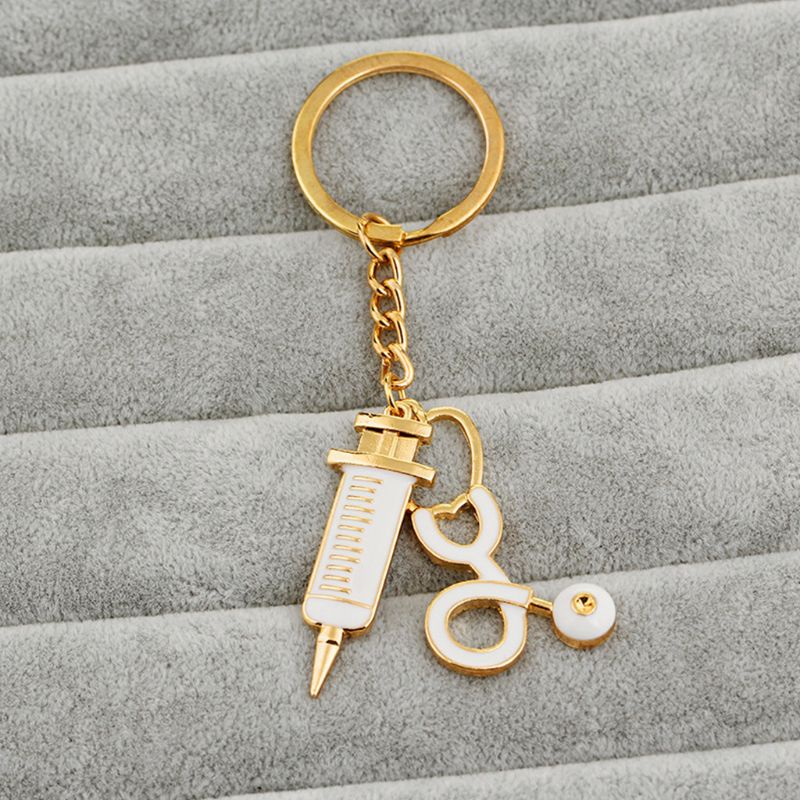 Zzz New Fashion Style Stetoskop Liontin Gantungan Kunci Perhiasan Hadiah