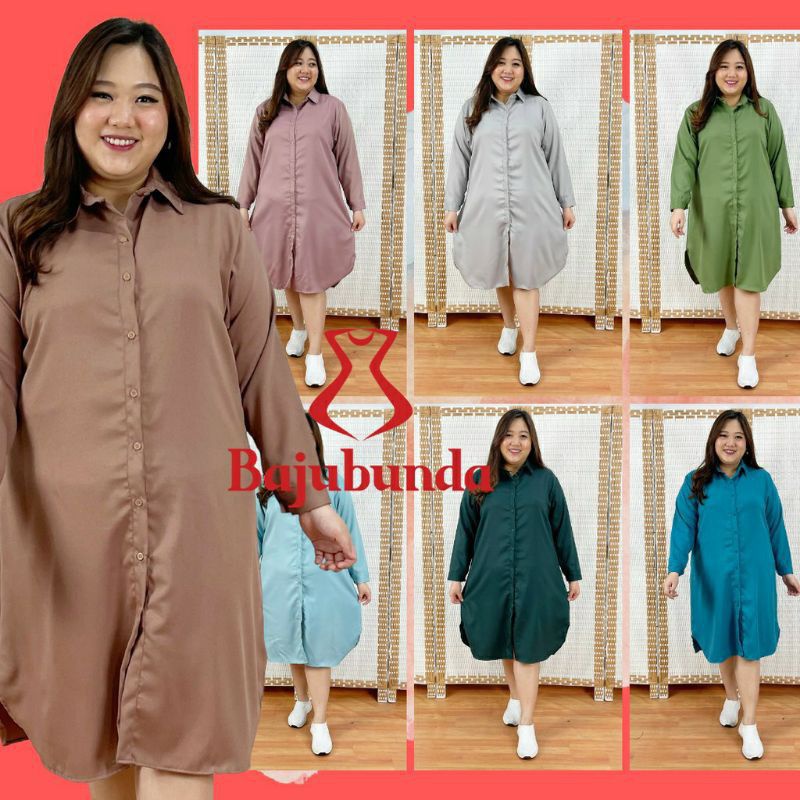 Big size Tunik oval jumbo // Tunik polos // tunik jumbo ld 120