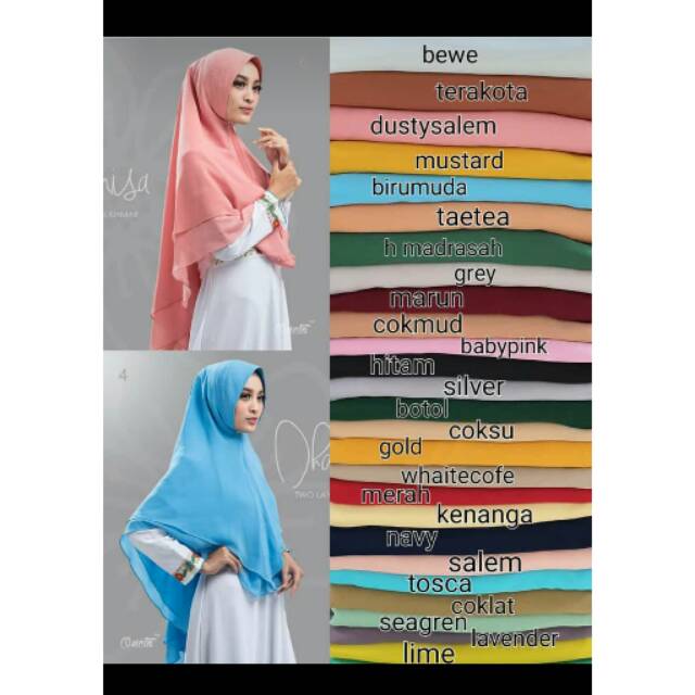 Kerudung Syar'i ceruti bebidol