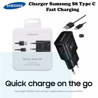 Charger Samsung S8 / S9 USB Type C Support Fast Charging