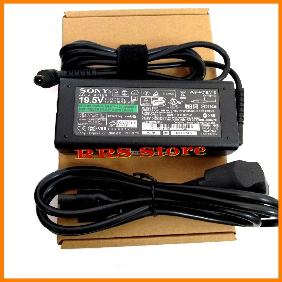 SONY Adaptor charger Laptop Sony 19.5v 3.9a for vain VGN-FZ100 For SONY PCG-394L SONY VGN-FZ140E VGP-AC VGP-AC19V20 VGP-AC19V33 VGP-AC19V37 VGP-AC19V19