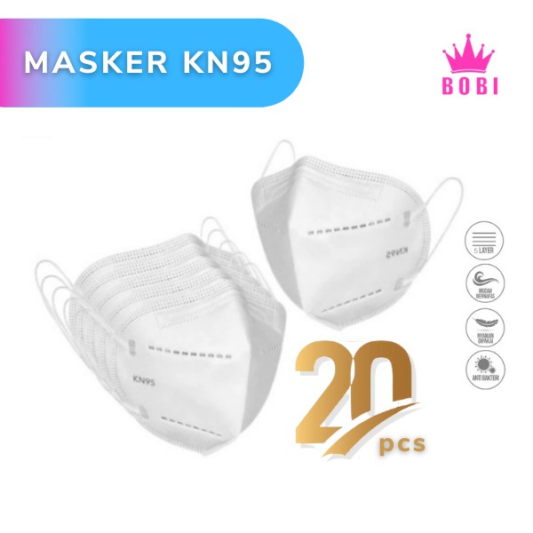 HOT PROMO !!! Masker KN95 - Earloop Disposable Mask KN95 5Ply - Masker KN95  Termurah