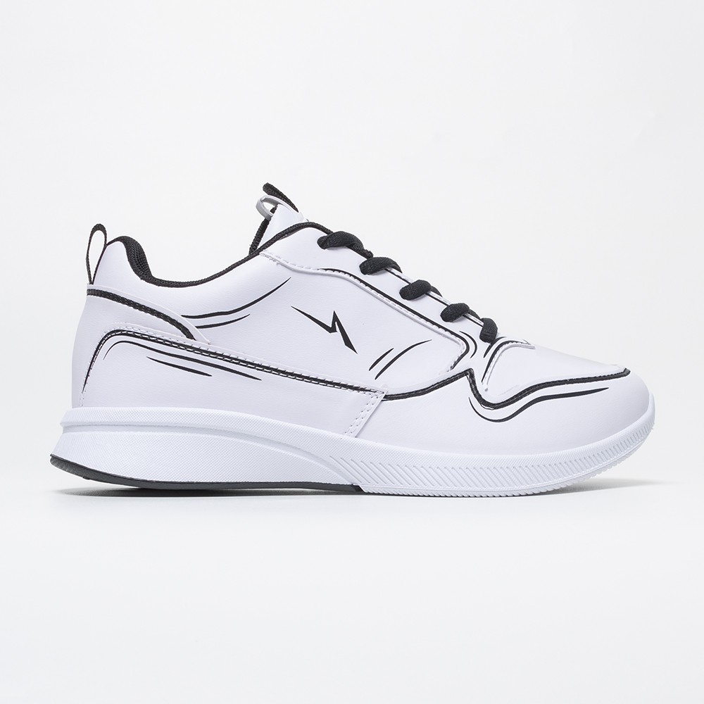 Ando Official Sepatu Sneakers Pop Art Ruby Wanita Dewasa - Putih