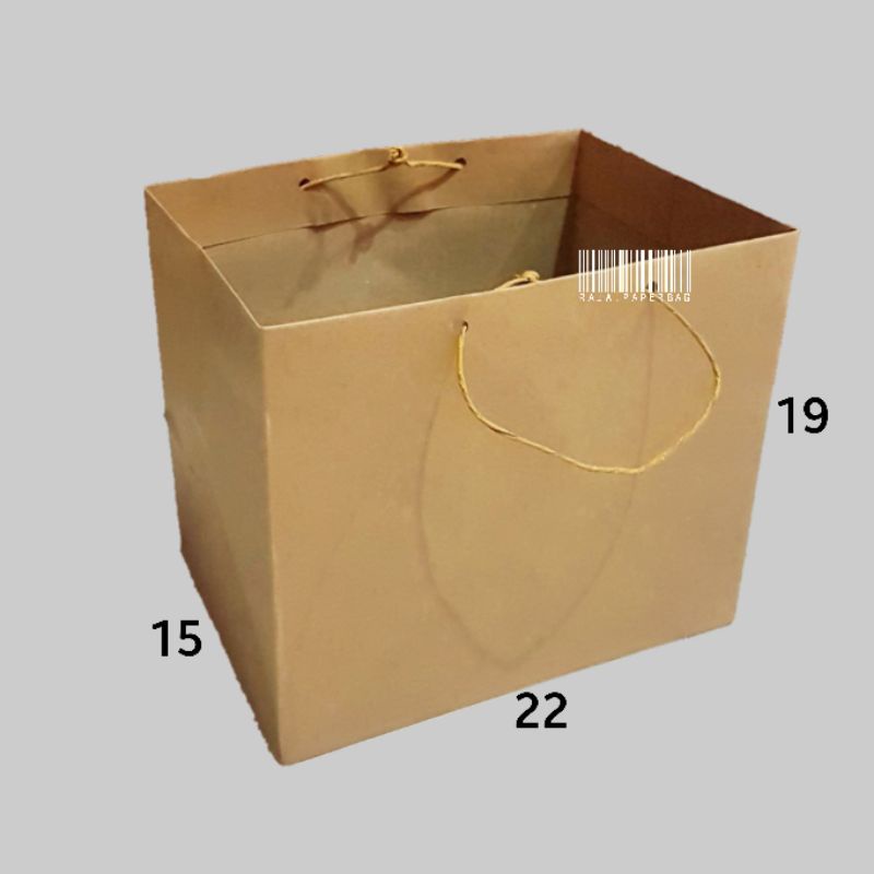 

paper bag R7 P22 L15 T19 kardus kue kotak souvenir goodie bag tempat kue