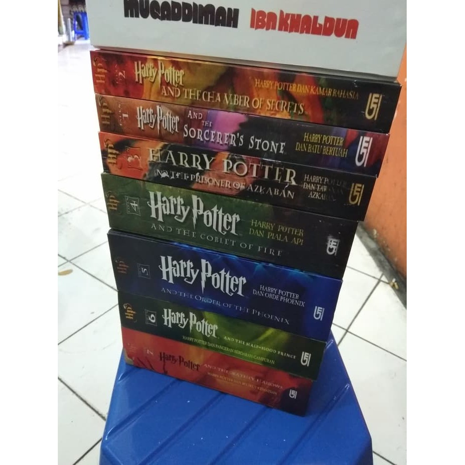 HARD COVER Paket Novel Harry Potter Jilid 1-7 lengkap 2 3 4 5 6