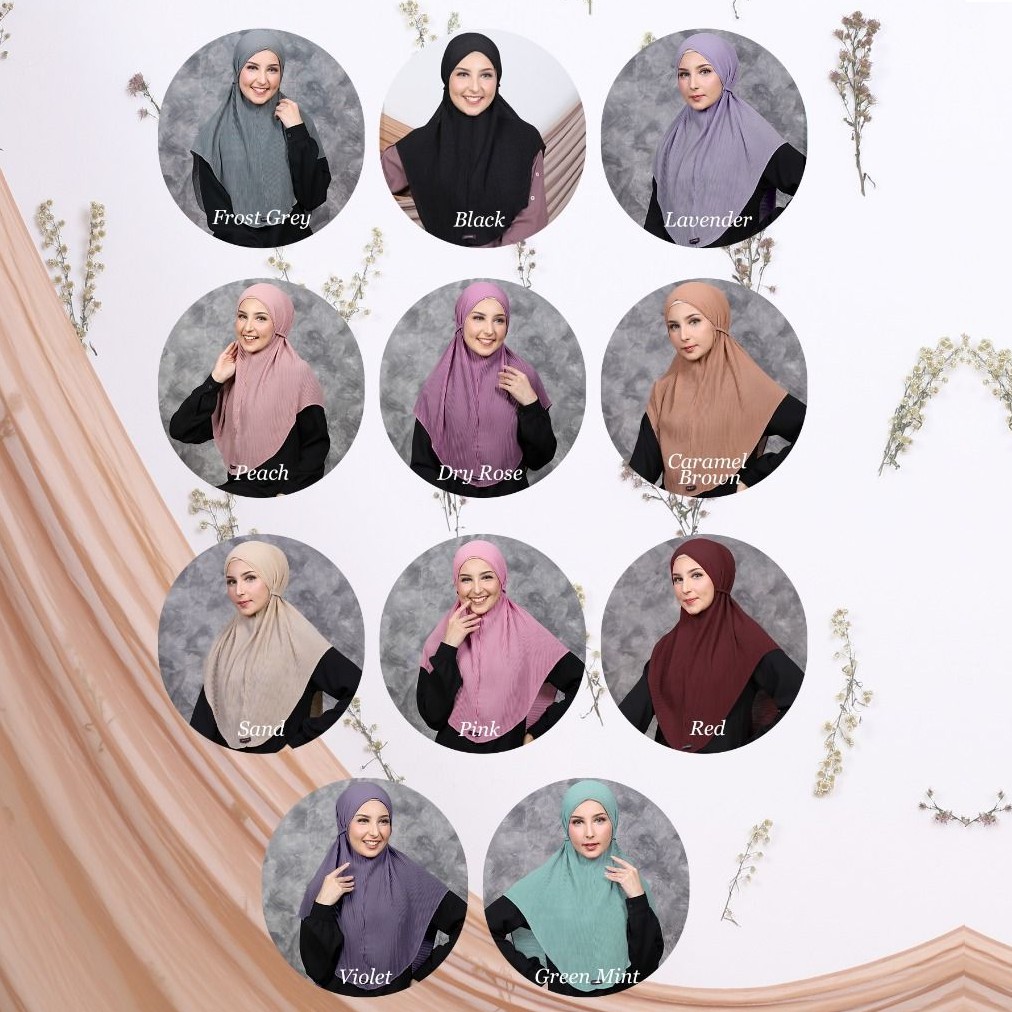 ETHICA HIJAB PLISKET TALI KHIMAR MONA