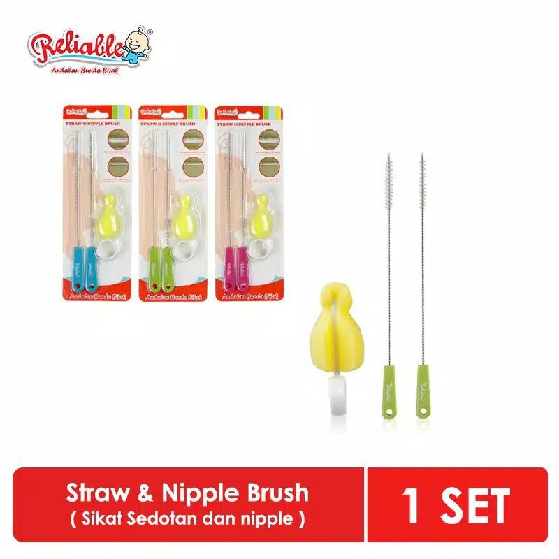 Reliable Sikat Botol Straw and Nipple Brush