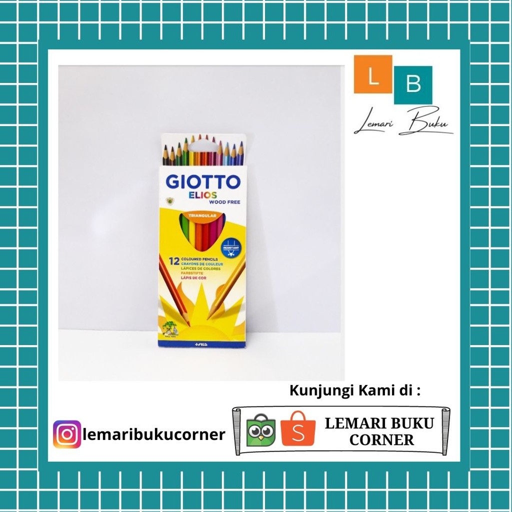 

ELIOS TRI 12 COLORS CARDBOARD 2758 00 GIOTTO