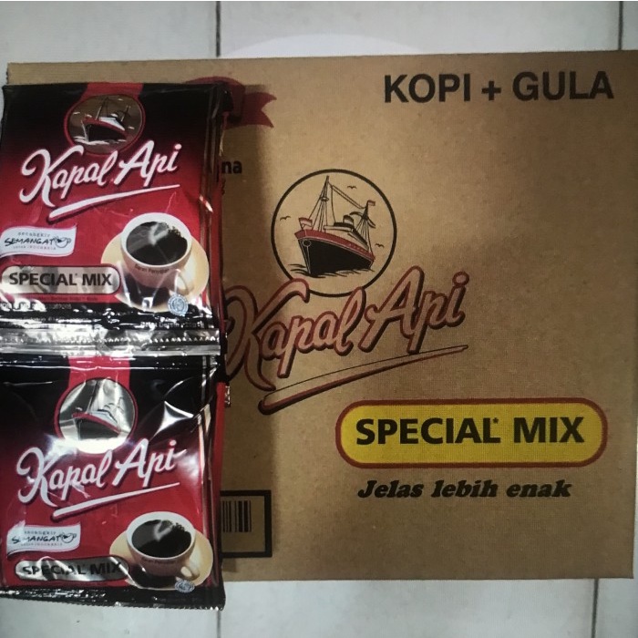 

vf2011vf Kapal Api Special Mix +Gula 12X10X25Gr Ds20X11
