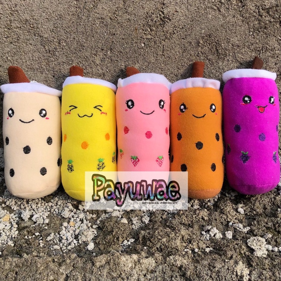 Boneka Boba Milk Tea Gantungan Kunci Aksesoris Souvenir Pernikahan Produk Berkualitas Harga Murah Te