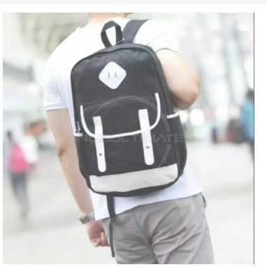 tas Ransel Unisex JS-8191 Tas Wanita / Tas Sekolah Ransel Wanita Pria / Backpack Wanita IMPORT