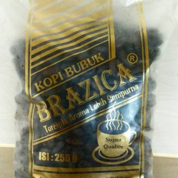 

Kopi Bubuk Robusta Lampung 500 gr. "Brazica" Gold Quality - kkp524