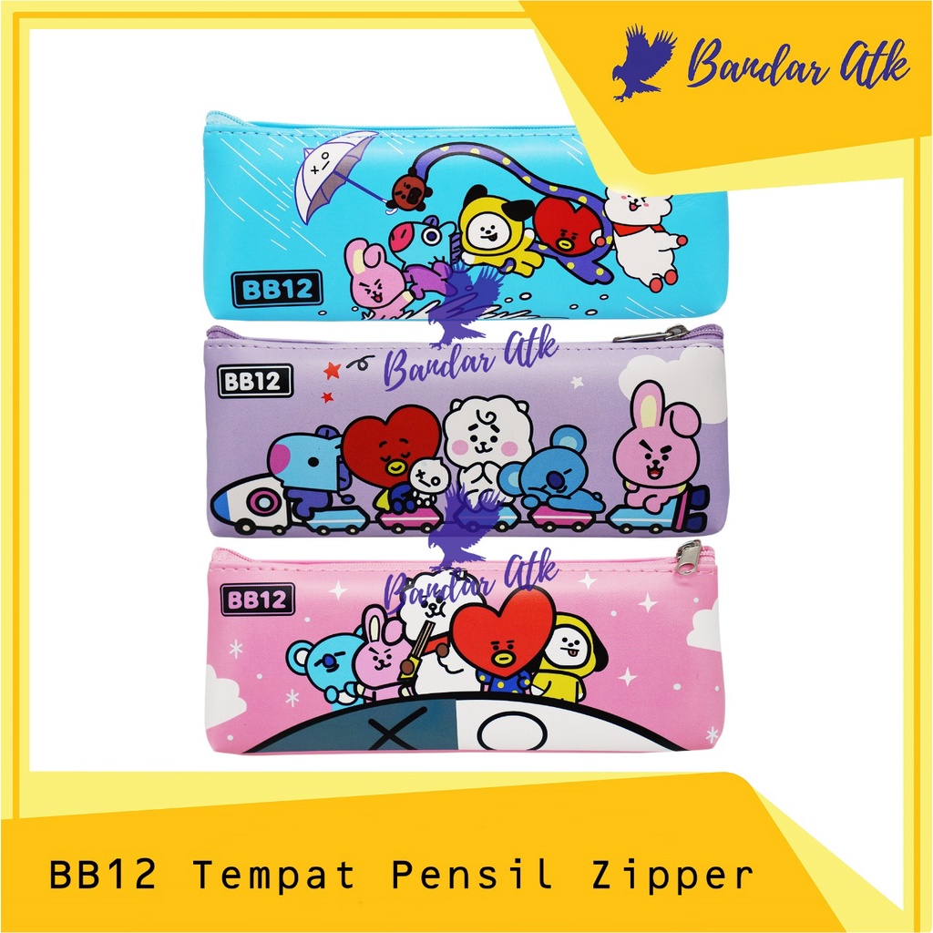 

BB12 Tempat Pensil Kotak Pensil Resleting Pencil Case Zipper [1 PCS]