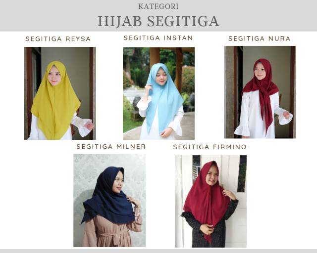 ᴀɢʀʏ Hijab Instan Segitiga