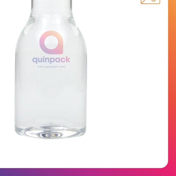 ♤ Botol Plastik Pir 250 ML - Botol Almond Pir 250ML - PET Shortneck SN Murah - Kale Cantik Unik 250M