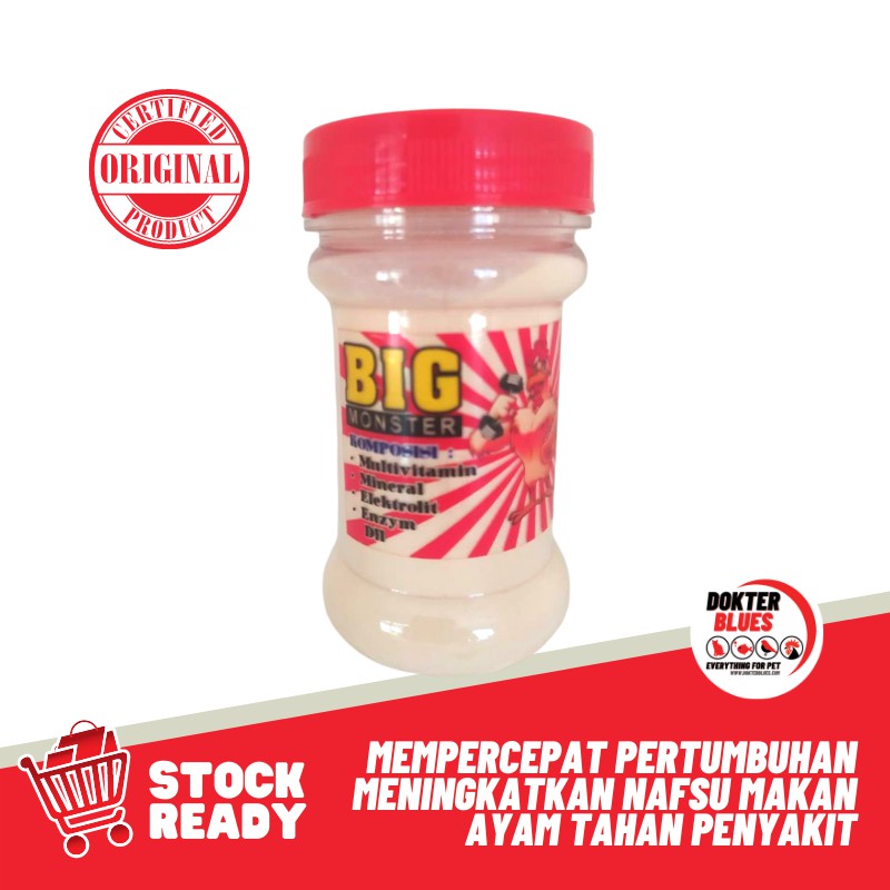 Multivitamin BIG MONSTER Menambah Nafsu Makan Mempercepat Pertumbuhan