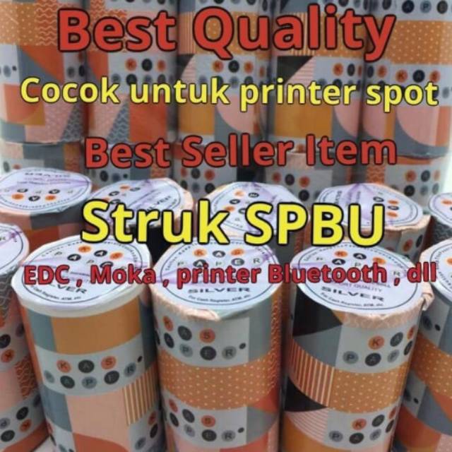 

Termal paper roll kertas termal edc spbu 57X30
