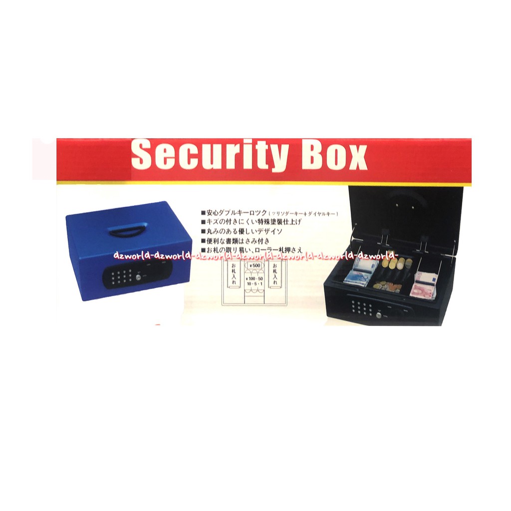 Security Box Brangkas Mini Tempat Penyimpanan Uang Surat Barang Berharga Krisbow Brankas