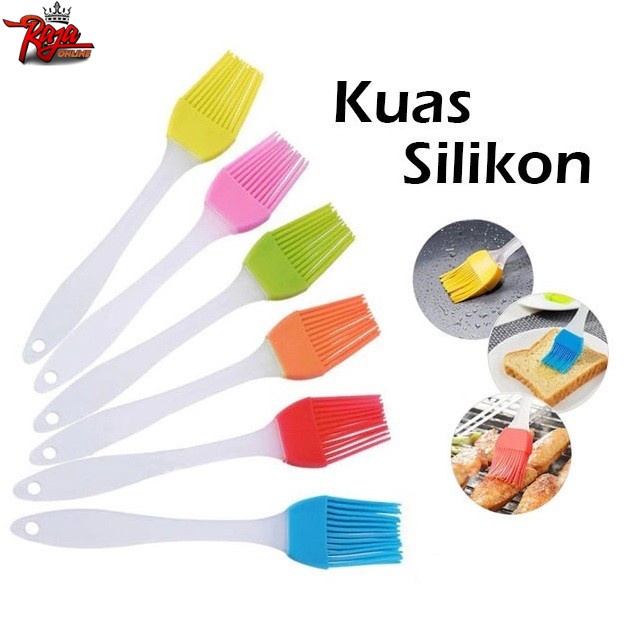 K02-Kuas Silikon Brush Kuas Mentega Kuas Barbeque Kuas Silikon